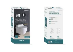 Pack WC japonais lavant suspendu Geberit Laita Premium Rimfree