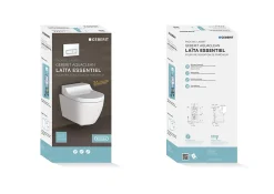 Pack WC japonais lavant suspendu Geberit Laita Essentiel Rimfree