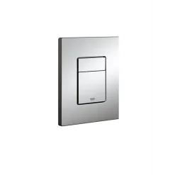 Pack WC Rapid SL autoportant + cuvette Bau Ceramic sans bride + plaque Skate Cosmo chrome (ProjectBau-1)