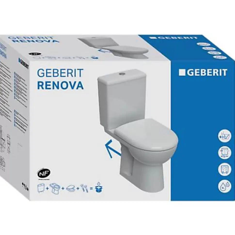 Pack WC RENOVA sortie horizontale - GEBERIT - 501.756.00.1