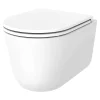 Pack WC suspendu avec cuvette sans bride effet Vortex Luvia et bâti universel Siamp