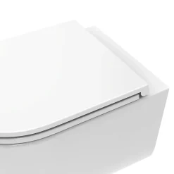 Pack WC suspendu avec cuvette sans bride effet Vortex Luvia et bâti universel Siamp