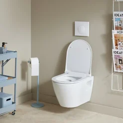 Pack WC suspendu Bati Siamp universel + cuvette sans bride samara
