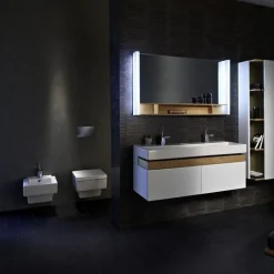 Pack WC suspendu JACOB DELAFON Terrace+ bâti-support + plaque Blanc brillant