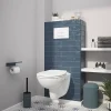 Pack WC suspendu Lagon, en porcelaine vitrifiée avec abattant + bâti-support universel, GoodHome