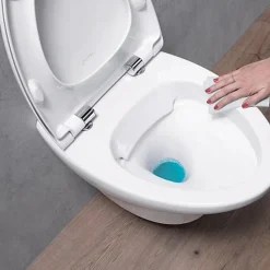 Pack WC suspendu sans bride compact JACOB DELAFON Nouvelle vague+ bâti-support + plaque Blanc brillant