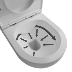Pack WC suspendu sans bride Cavally GoodHome