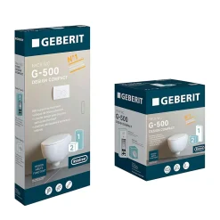 Pack WC suspendu sans bride, Geberit G-500 Design Compact