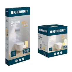 Pack WC suspendu sans bride, Geberit G-600 Pure Mat