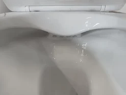 Paire de Sanitaires Bent Rimless - Cuvette + Bidet Mural au Sol Blanc Brillant - Sans Bride, Abattant Soft-Close