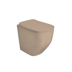 Paire De Toilettes À Bidet Et À Chasse D'eau En Céramique Sable Mat
