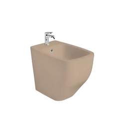Paire De Toilettes À Bidet Et À Chasse D'eau En Céramique Sable Mat