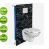 Panneau d'habillage pour bâti,support WC suspendu, 1200x1200x4 mm, finition Marbre, Promise KOBERT,IN