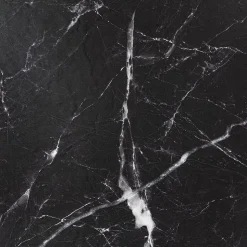 Panneau mural de douche resine effet marbre noir 250x100 cm Natte d'etancheite periferique integree