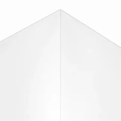 Panneau mural de salle de bains l.100 x H.210 cm, blanc effet structuré, Schulte Décodesign vendu par 2