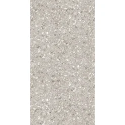 Panneau mural de salle de bains l.100 x H.210 cm, effet terrazzo greige, Schulte DécoDesign décor