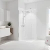 Panneau mural de salle de bains l.90 x H.210 cm, blanc, Schulte Décodesign couleur vendu par 2