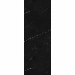 Panneau Mural Douche SPC/PVC Décor Marbre Noir satiné - 90x260cm - 2,34M²
