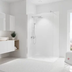 Panneau mural salle de bains 120 x 210 cm, Schulte DécoDesign Couleur, blanc