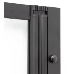 Pare Baignoire 4 volets - GELCO - LEXIA Noir - 110 x 140