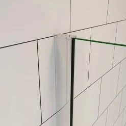 pare baignoire Argent 70x130cm,paroi fixée,5mm verre anticalcaire,style industriel et Installation réversible