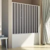 Pare baignoire de douche 160 CM H150 PVC mod. Delfi avec ouverture latérale