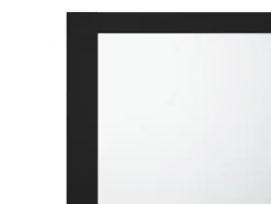 Pare baignoire noir mat style industriel - 80 x 140 cm - Verre trempé - BRADENTON