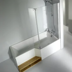 Pare bain JACOB DELAFON Neo, 2 volets chromé