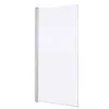 Pare-baignoire 1 volet verre transparent anticalcaire GoodHome Calera H. 140 x l. 85 cm