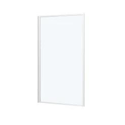 Pare-baignoire 130 x 75 cm blanc Essentiel Galedo