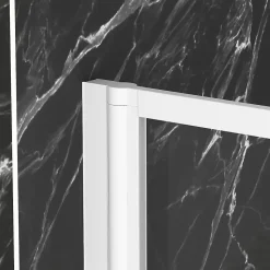 Pare-baignoire 130 x 75 cm blanc Essentiel Galedo