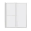 Pare-baignoire blanc 2 volets pliants relevables L. 106 x H. 140 cm Atelier du bain Baya