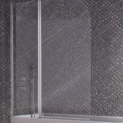 Pare-baignoire fixe et pivotant RITA 120 x 150 cm