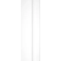 Pare-baignoire rabattable avec 2 volets, 104 x 130 cm, verre transparent 5 mm, profilé blanc, Schulte