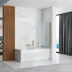 Pare-Baignoire REA Elegant Gold 80