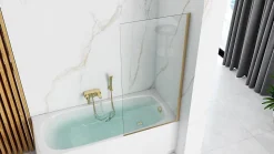Pare-Baignoire Rea Elegant 70 Gold