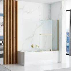 Pare-Baignoire REA Fabian Brushed Gold 100