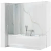 Pare-Baignoire REA Lagos Fix 80 Chrome