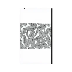 Paroi de douche à l'italienne noir Galedo Jungle sérigraphié 120cm