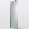 Paroi de douche à l'italienne Cooke & Lewis Zilia verre fumé 80 cm