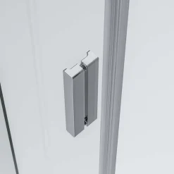 Paroi de douche 120cmx195cm(LxH) profil chrome en verre ESG 6mm, Cabine de douche porte coulissante - NT806