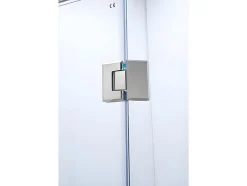 Paroi de douche d'angle porte battante - receveur inclus - ARDIA - 90x185 cm