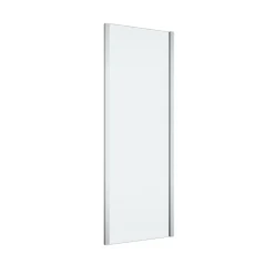 Paroi de douche fixe l.70 x H.195 cm, verre transparent, profilés alu chrome, GoodHome Ledava