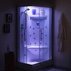 Paroi De Douche Hydromassante Multifonction 70X90 Dx - Iride