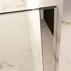 Paroi de douche Italienne ROMA H.200 x 120 cm verre 10 mm centre-opaque - Saniverre