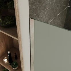 Paroi de douche Italienne ROMA H.200 x 140 cm verre 10 mm opaque - Saniverre