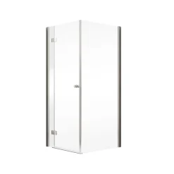 Paroi de douche latérale pour porte battante l.90xH.200cm, verre transparent anticalcaire 6mm, profilé chromé, Schulte MasterClass