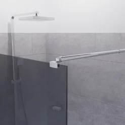 Paroi de douche miroir effet fumé 100 cm PSYCHE - Verre 8 mm securit