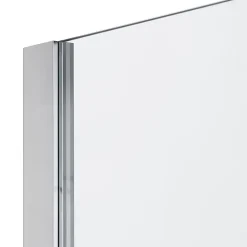 Paroi de douche walk in et volet Cooke & Lewis Zilia transparent 80 + 45 cm