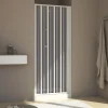 Paroi douche 100 CM H185 en Plastique pvc modèle Aura avec l'ouverture latérale